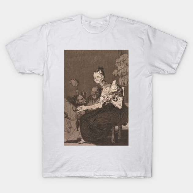 They spin finely by Francisco Goya T-Shirt by Classic Art Stall